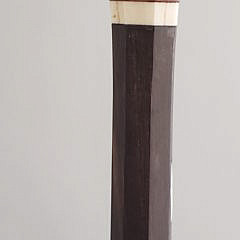 Antique Walrus Ivory and Fruitwood Walking Stick, 19th Century