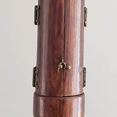 19th Century Rosewood Encased Figural Walking Stick