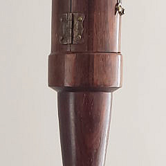 19th Century Rosewood Encased Figural Walking Stick