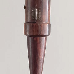 19th Century Rosewood Encased Figural Walking Stick