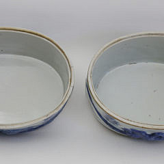 Rare Pair of Chinese Export Porcelain Game Tureens with Covers, circa 1780