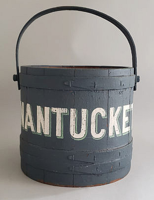 28-2674 Nantucket Painted Firkin A