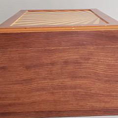 Craftsman Bench Sunburst Inlaid Cedar Humidor