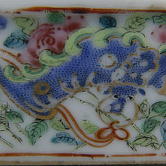 Two Various Chinese Export Porcelain Soap Dishes, 18th Century