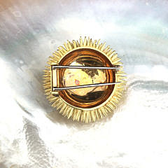 Tiffany & Co. 18k Yellow Gold Sea Urchin Pin, circa 1960s