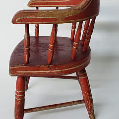 New England Child’s Firehouse Windsor Chair, 19th Century