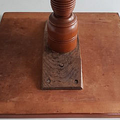 Early 19th Century New England Cherry Square Top Candlestand