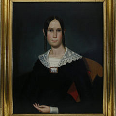 43-4218 Thomas Waterman Wood Oil Portrait of a Woman A_MG_0943