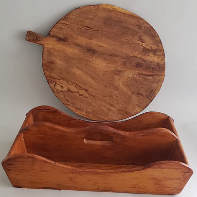 49-2674 Pine Cutlery Tray and Board A