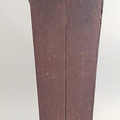 19th Century English Oak Shell Inlaid Pipe Box