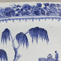 Pair of Chinese Export Large Meat Platters, circa 1760