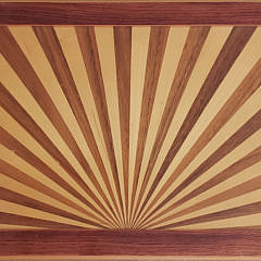 Craftsman Bench Sunburst Inlaid Cedar Humidor
