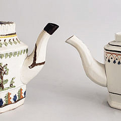 30-4896 French Soft Paste Tea Pots A