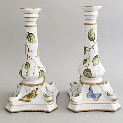 57-2674 Porcelain Candlesticks A