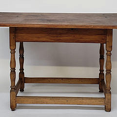 18th Century American Pine One Drawer Tavern Table