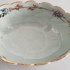 Chinese Export Tankard and Armorial Sauce Boat, 19th Century