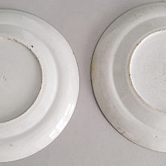 Set of Four Chinese Rose Medallion Plates, 19th Century