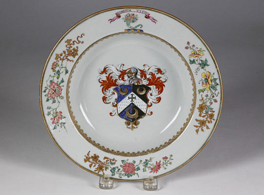 608-3394 Armorial Arms of Craigie Soup Plate A_MG_1940