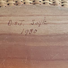 Bill and Judy Sayle Oval Nantucket Friendship Basket
