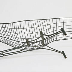 Vladimir Kagan Metal Garden “Capricorn” Chaise Lounge, circa 1950-1959