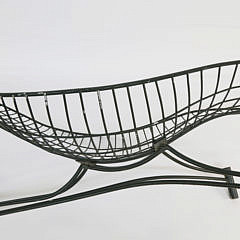 Vladimir Kagan Metal Garden “Capricorn” Chaise Lounge, circa 1950-1959