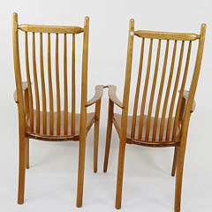 Pair of Stephen Swift High Back Armchairs