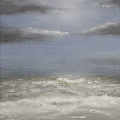 Duncan Will Oil on Board “Roiling Sea”