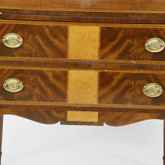 American Federal Style Tambour Desk, circa 1880