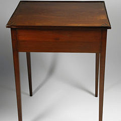 Nantucket Hepplewhite Inlaid Work Table, circa 1800