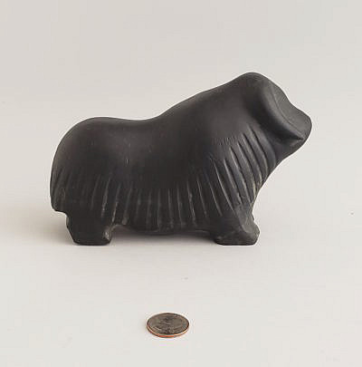 129-4962 Inuit Soapstone Ox A