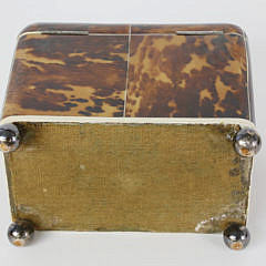 Regency Tortoiseshell Tea Caddy, 1st Quarter of the 19th Century