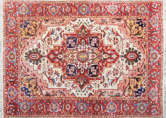 13-4859 Vintage Heriz Carpet A