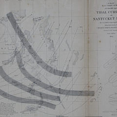 Preliminary Chart of Nantucket Shoals together with Tidal Currents of Nantucket Shoals, 1854