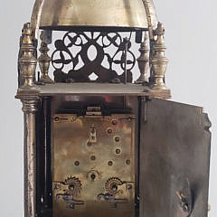 18th Century French Engraved Mantel Clock