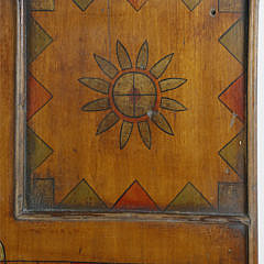 Antique Two Sided Painted Gameboard