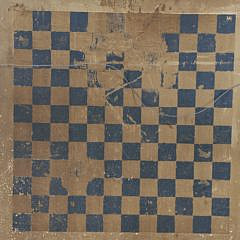 Antique Two Sided Painted Gameboard