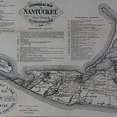 Historical Map of The Old Colony Line Surveyed and Drawn by the Reverend F.C. Ewer D.D., circa 1886