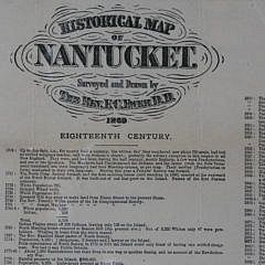 Historical Map of The Old Colony Line Surveyed and Drawn by the Reverend F.C. Ewer D.D., circa 1886