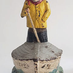 Antique Cast Iron Old Salt, “Captain Erie”, Doorstop Statue