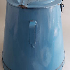 Vintage French Blue Enameled Kitchen Cooking Apparatus