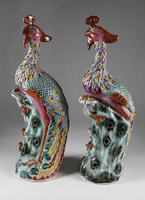 26-4208 Pair of Enameled Phoenixes A_MG_9446