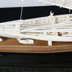 Azorean Bone Model of a Whaleboat