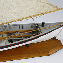 Cased Model of a Whaling Longboat