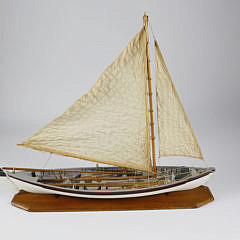 Cased Model of a Whaling Longboat