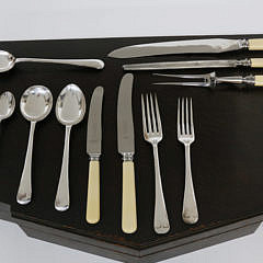 63 Piece Sheffield England Boxed Canteen Set