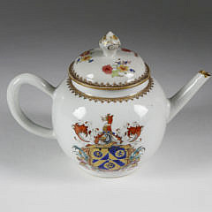 599-3394 Armorial China Trade Tea Pot A _MG_2224