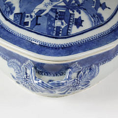 Nanking Oval Covered Tureen, circa 1820-40