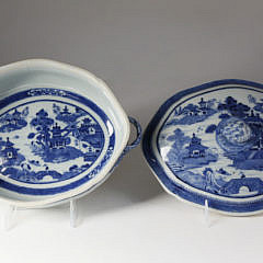 Nanking Oval Covered Tureen, circa 1820-40