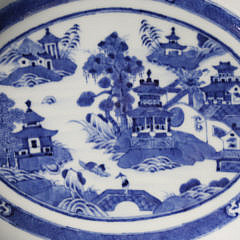 Nanking Oval Covered Tureen, circa 1820-40