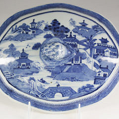 Nanking Oval Covered Tureen, circa 1820-40